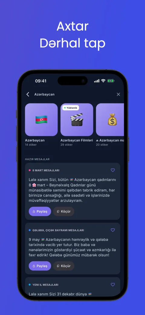 Azərbaycan Stikerləri ekran görüntüsü 9