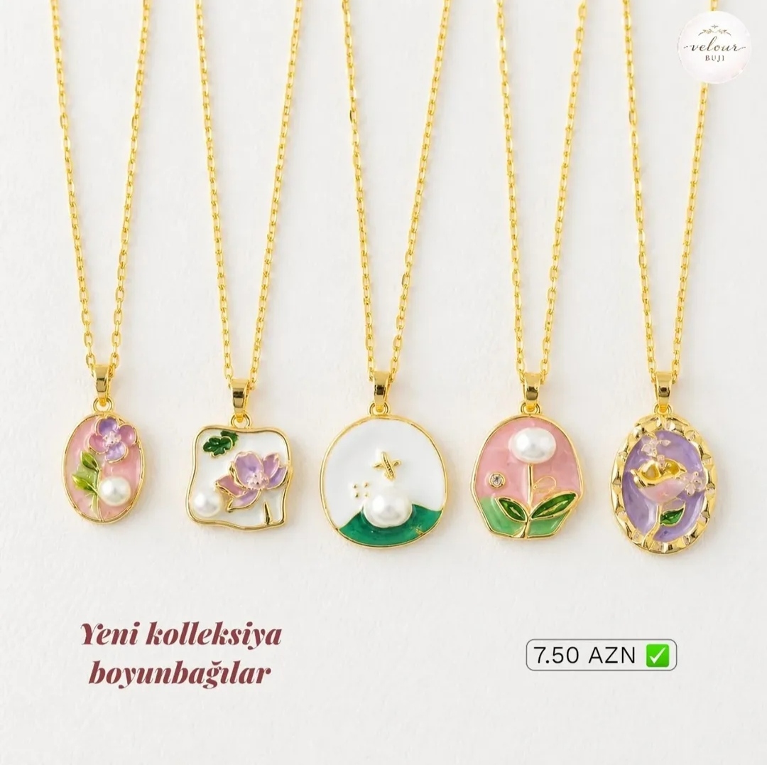 Rəngli boyunbağılar ✨