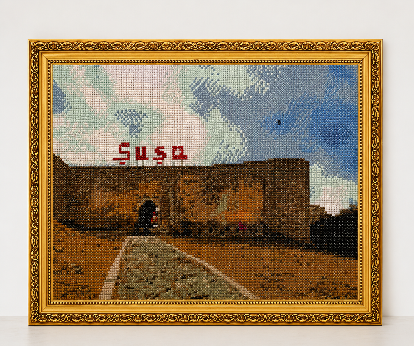 "Şuşa Qalası" Əl İşləməsi Almaz Tablo