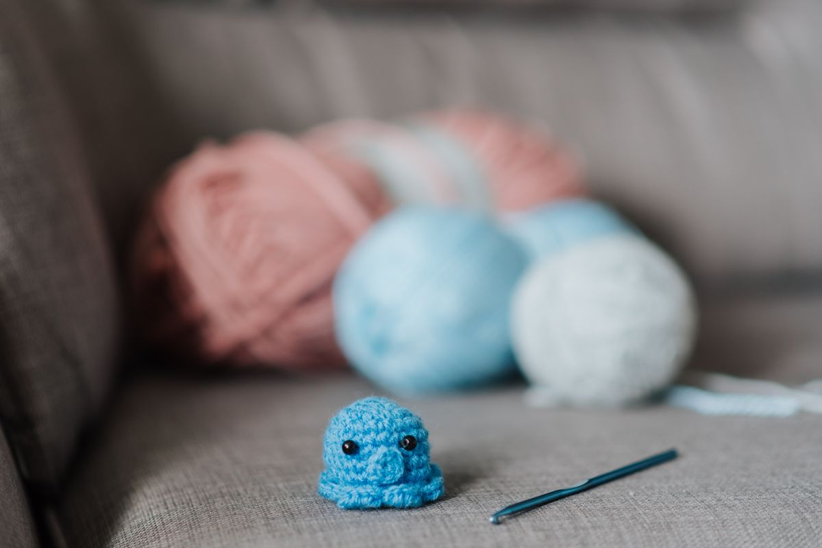 Amigurumi pişik balası